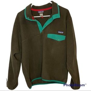PATAGONIA Men's Synchilla FLEECE Snap-T Pullover Jacket | Size Small